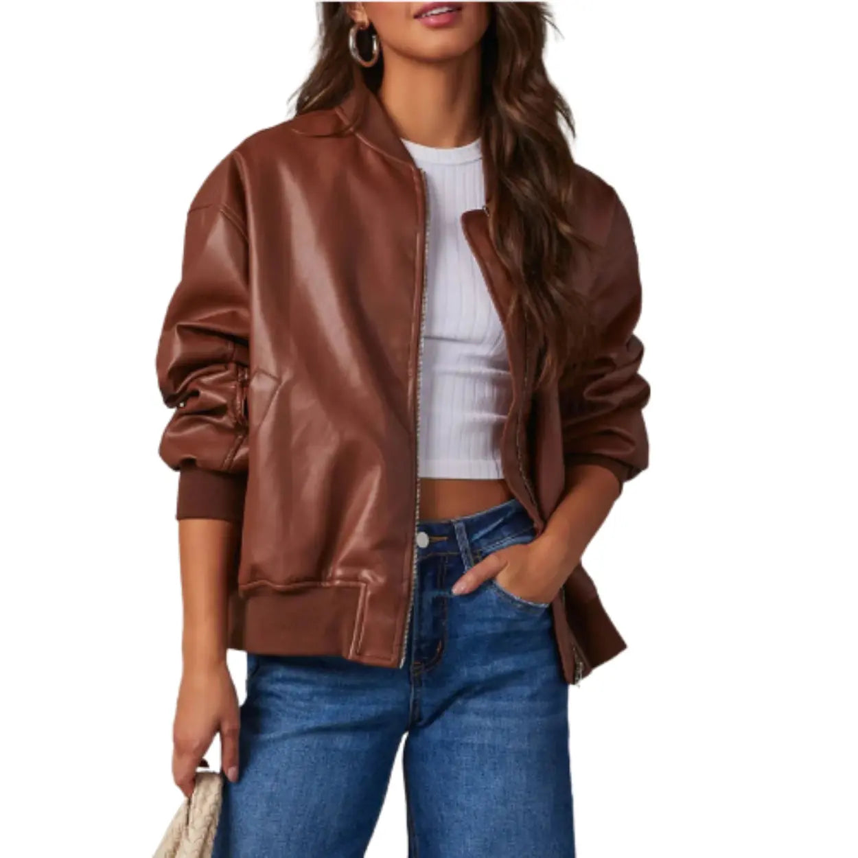 La giacca in pelle Sofia