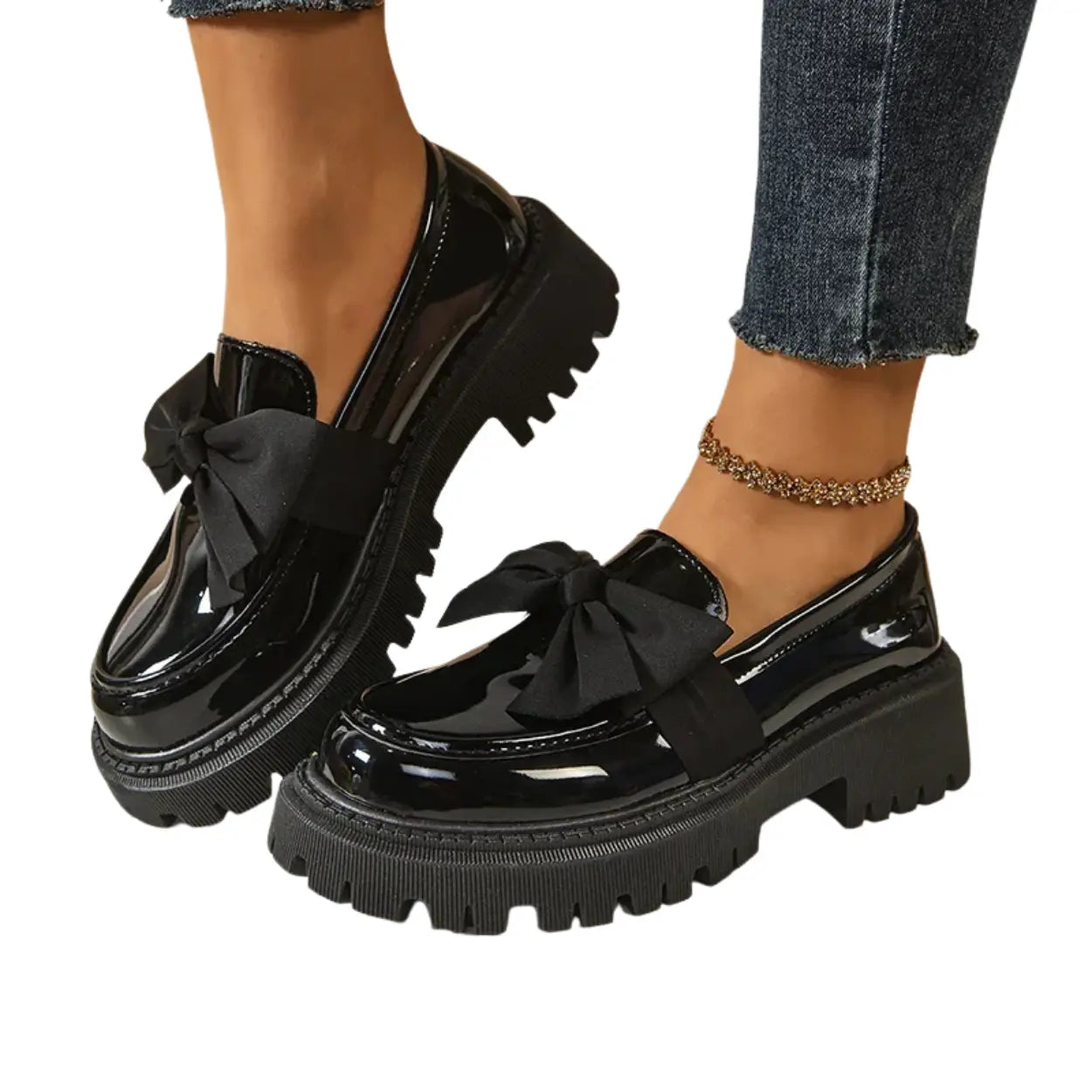 Scarpe Naomi con plateau