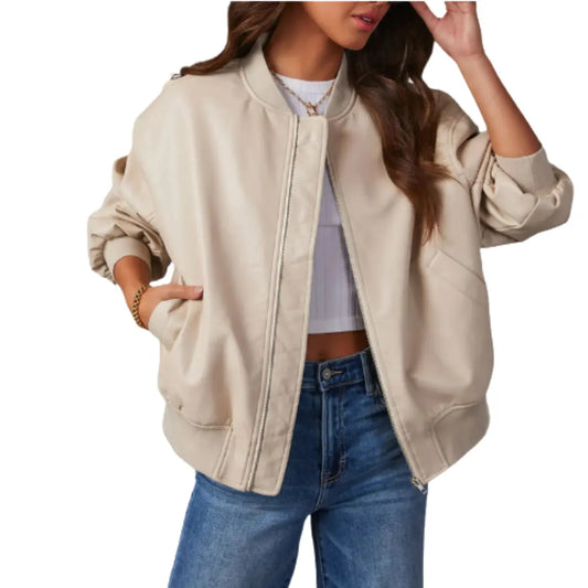 La giacca in pelle Sofia