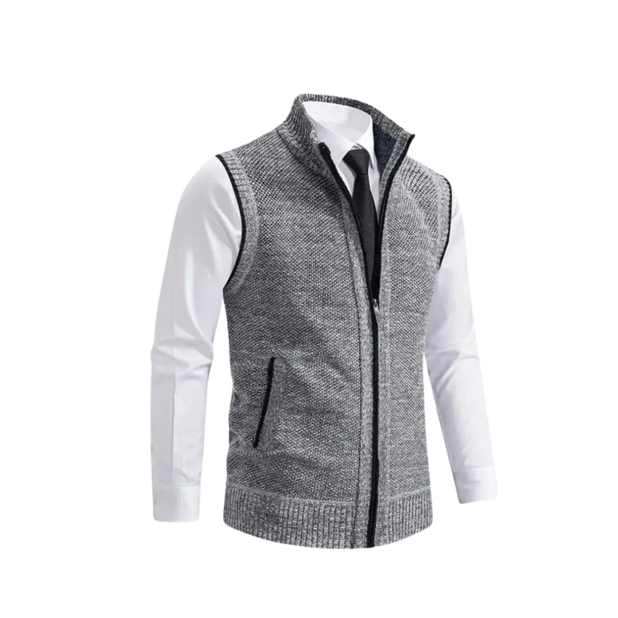 Massimo gilet elegante con Zip