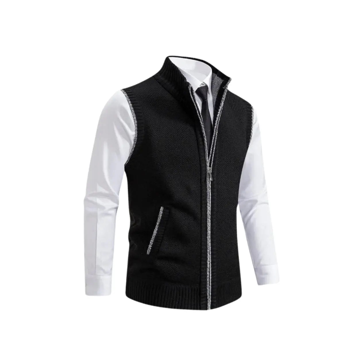 Massimo gilet elegante con Zip