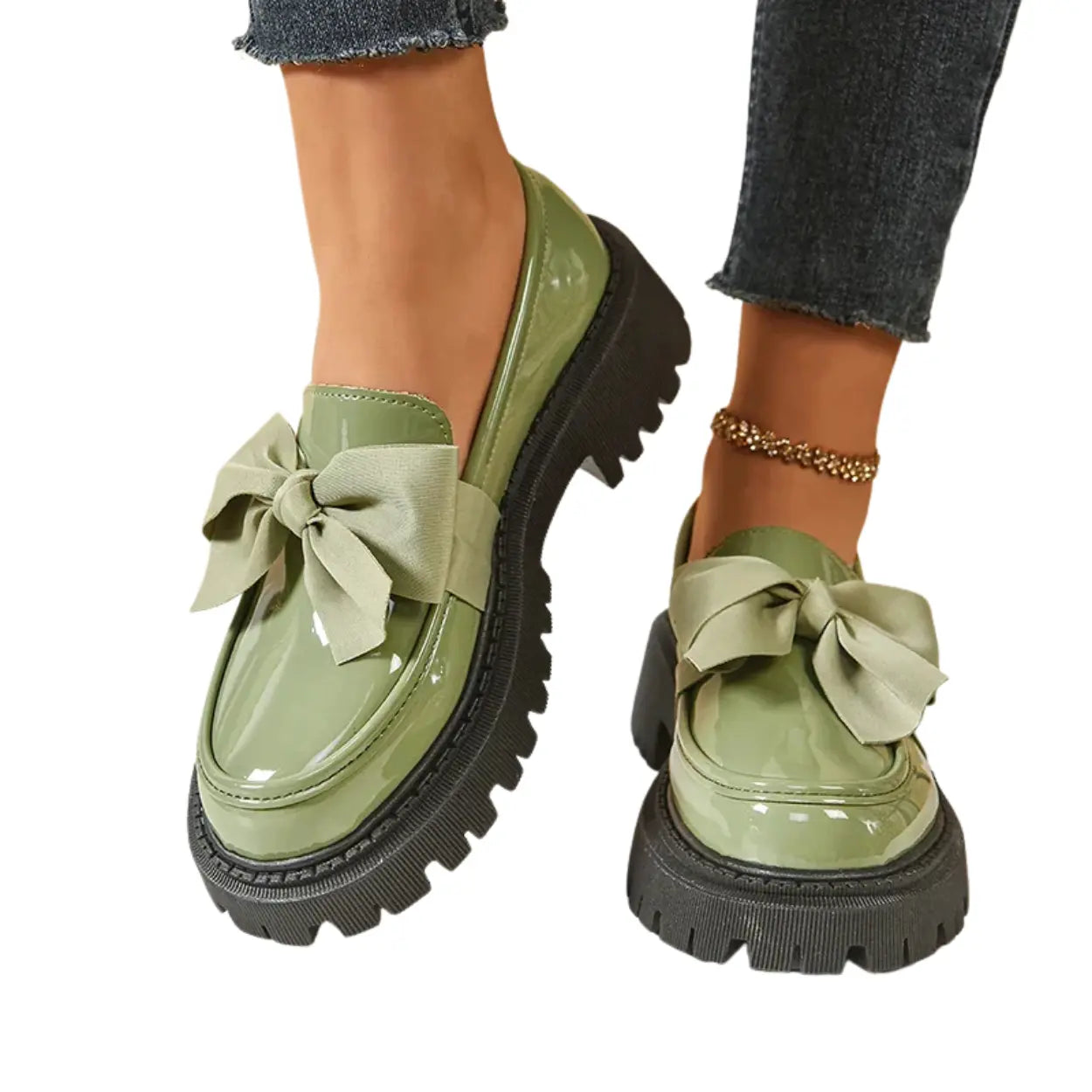 Scarpe Naomi con plateau