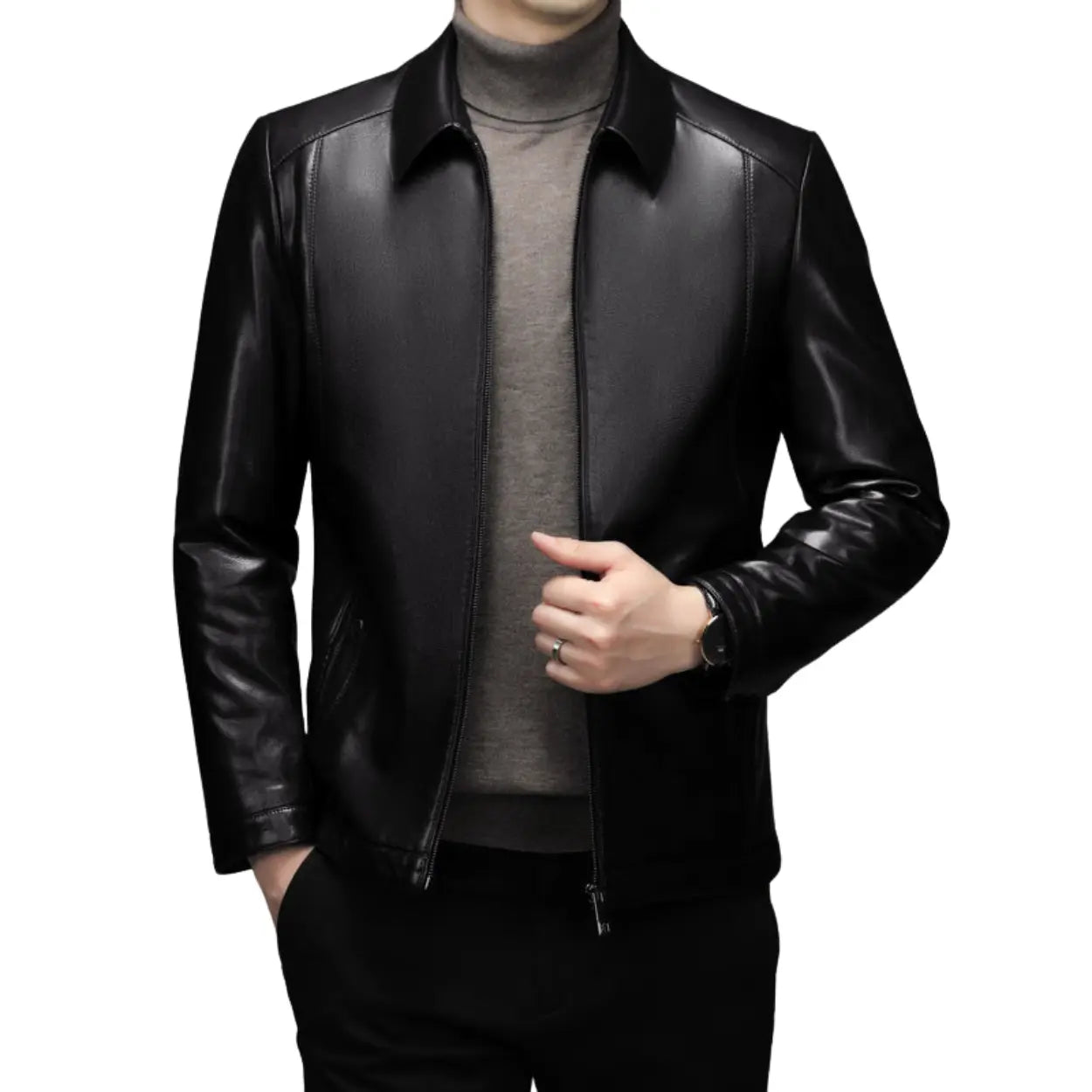 Giacca in pelle Remy