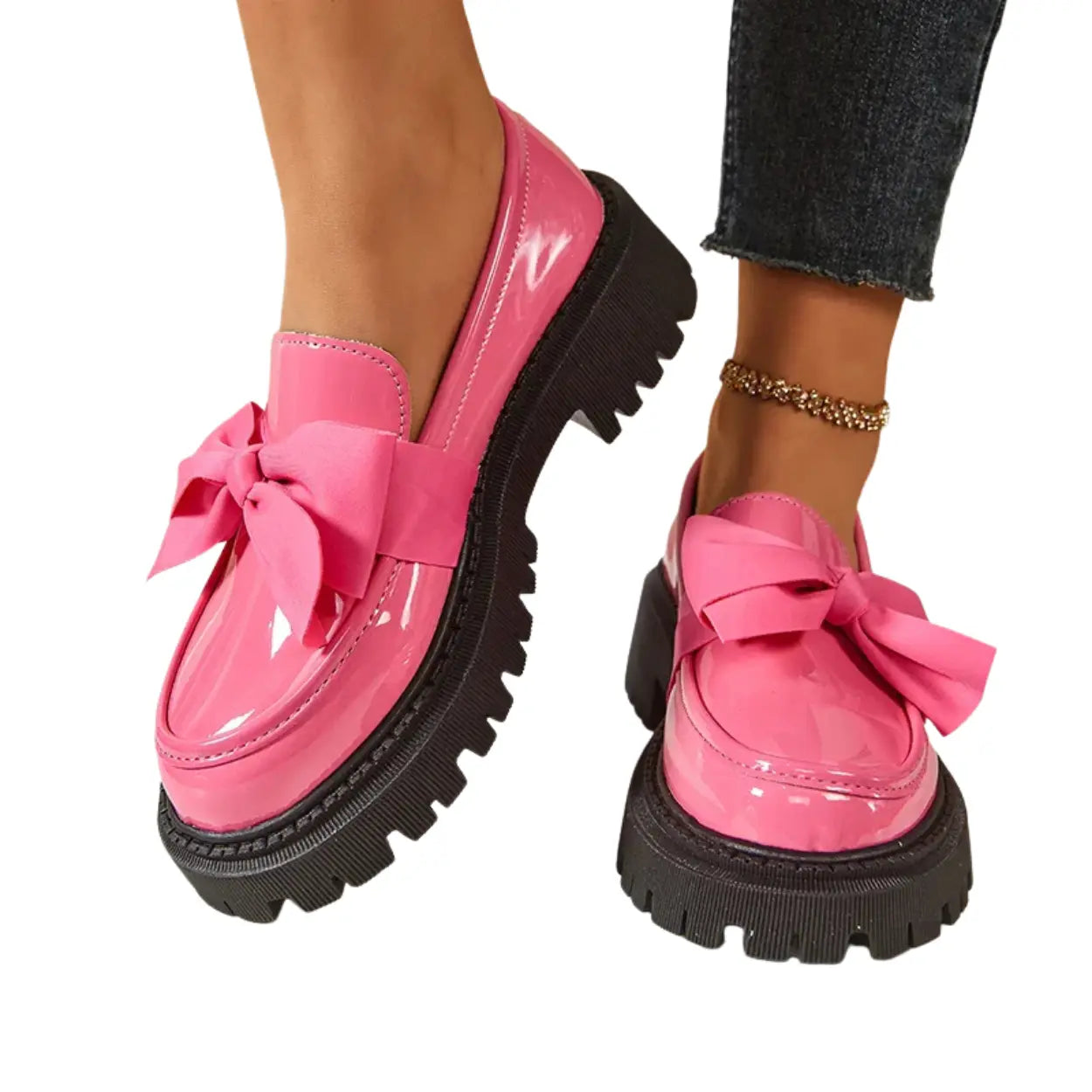 Scarpe Naomi con plateau