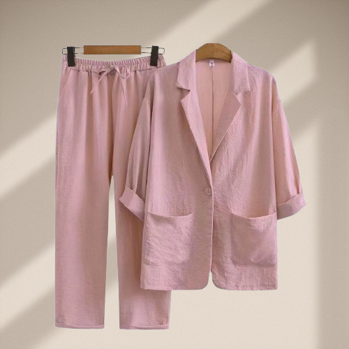 Set doppio Amelia in lino