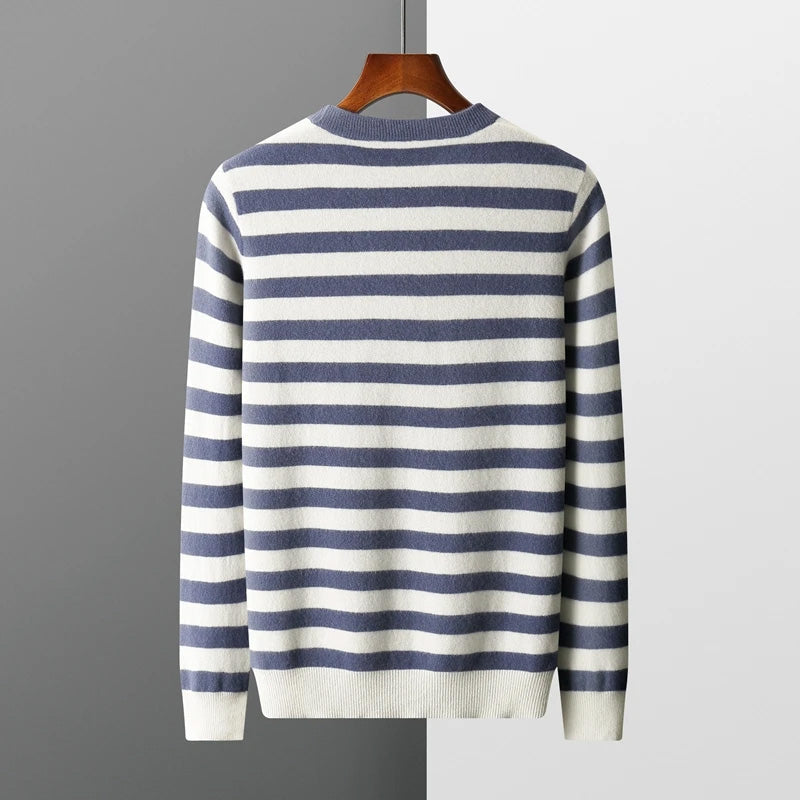 Maglione in cashmere a righe Arthur