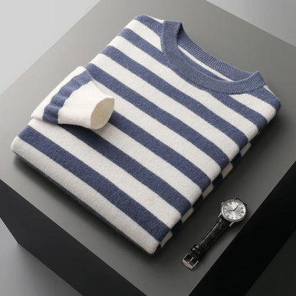 Maglione in cashmere a righe Arthur