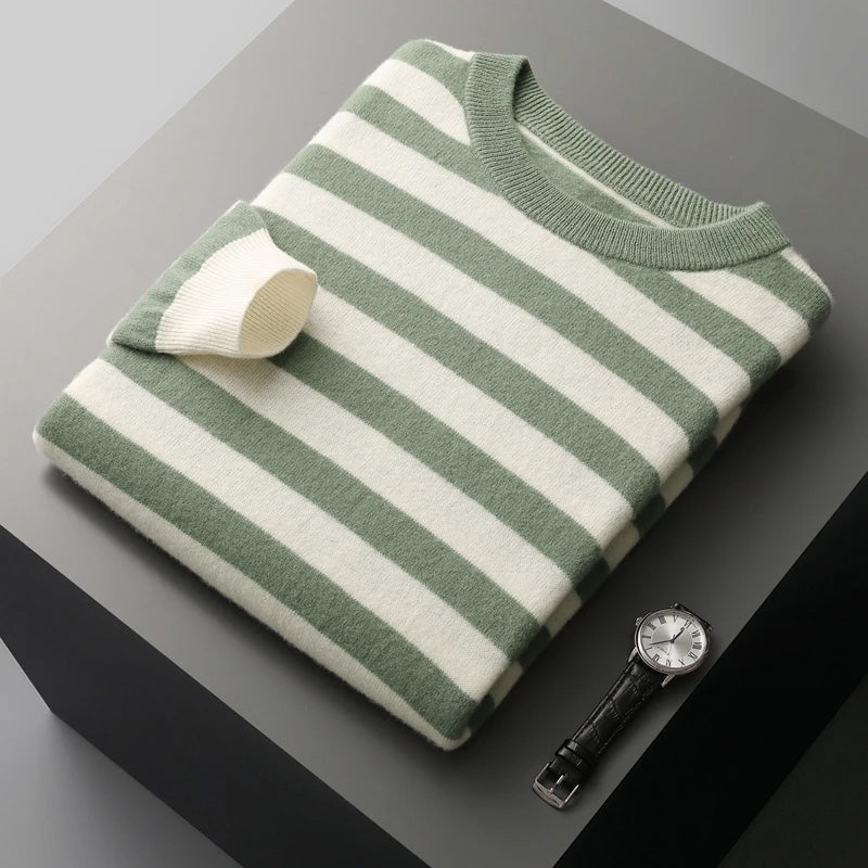 Maglione in cashmere a righe Arthur