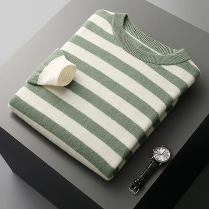 Maglione in cashmere a righe Arthur