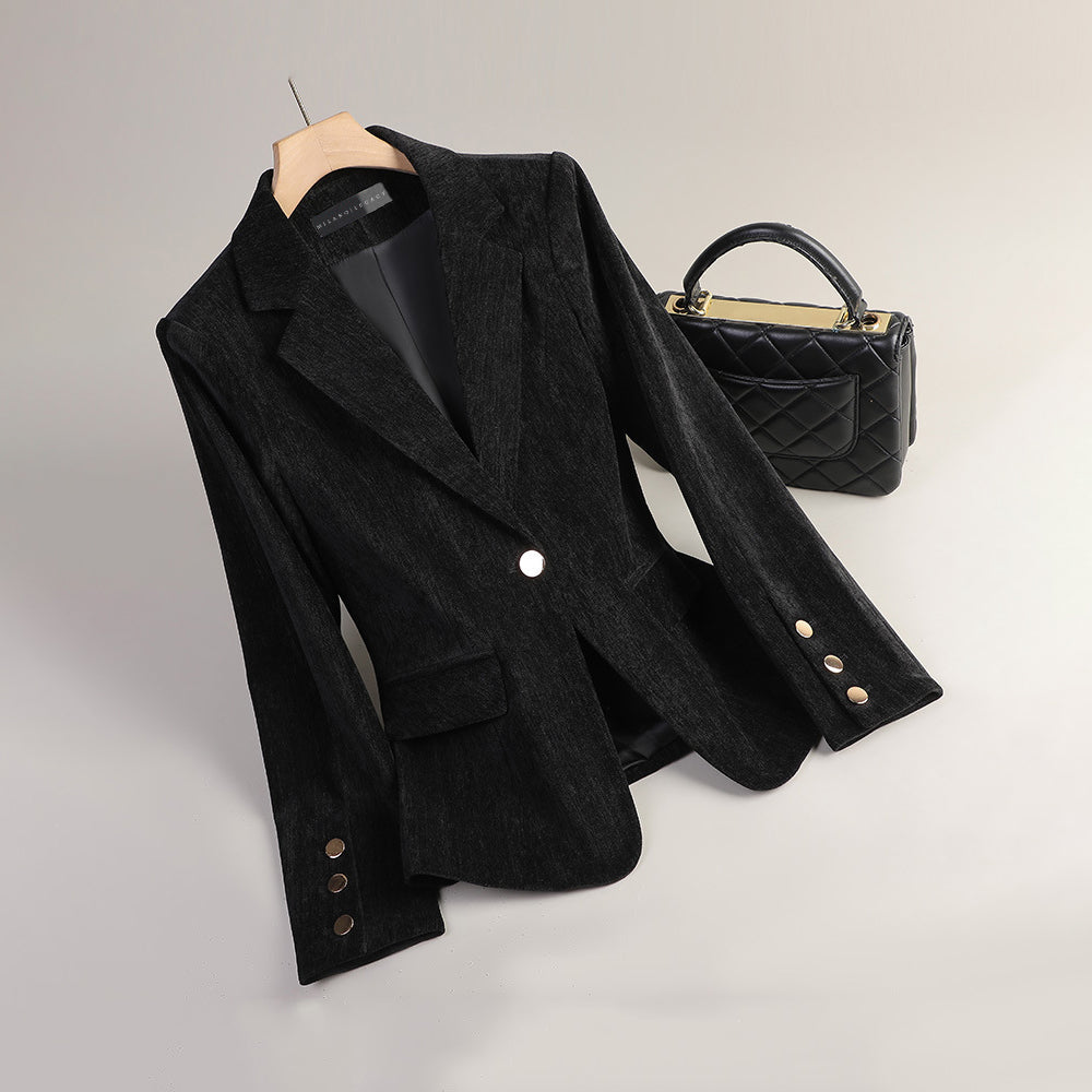 Il blazer in velluto Ambra