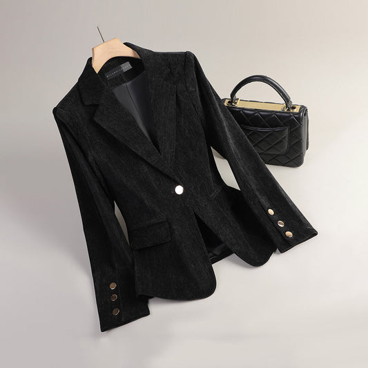 Il blazer in velluto Ambra