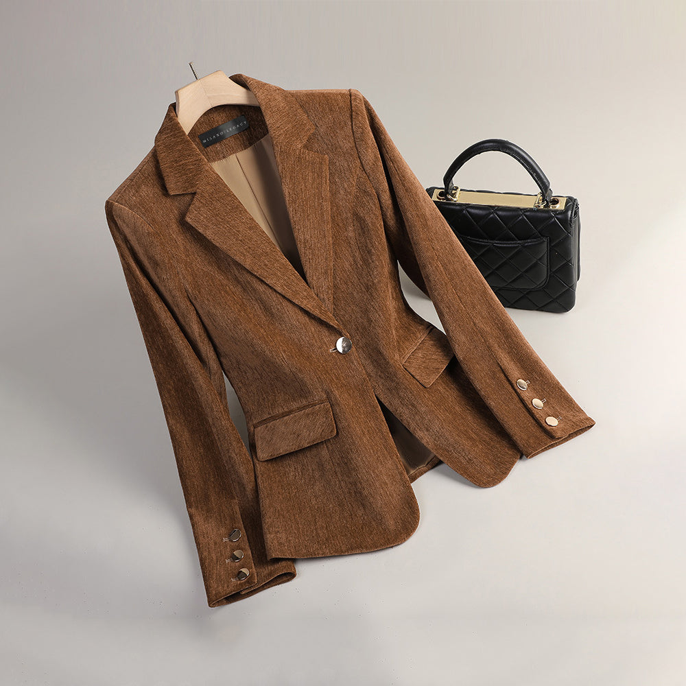 Il blazer in velluto Ambra