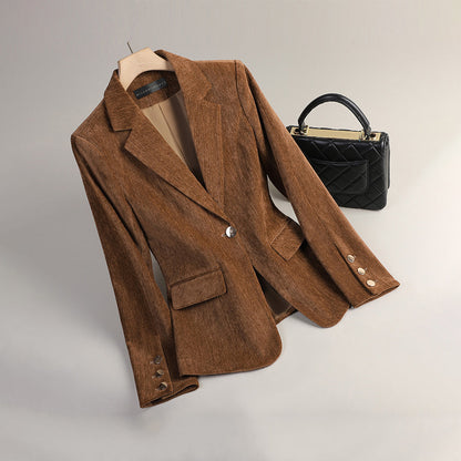 Il blazer in velluto Ambra