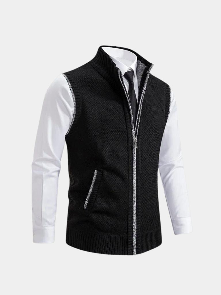Massimo gilet elegante con Zip
